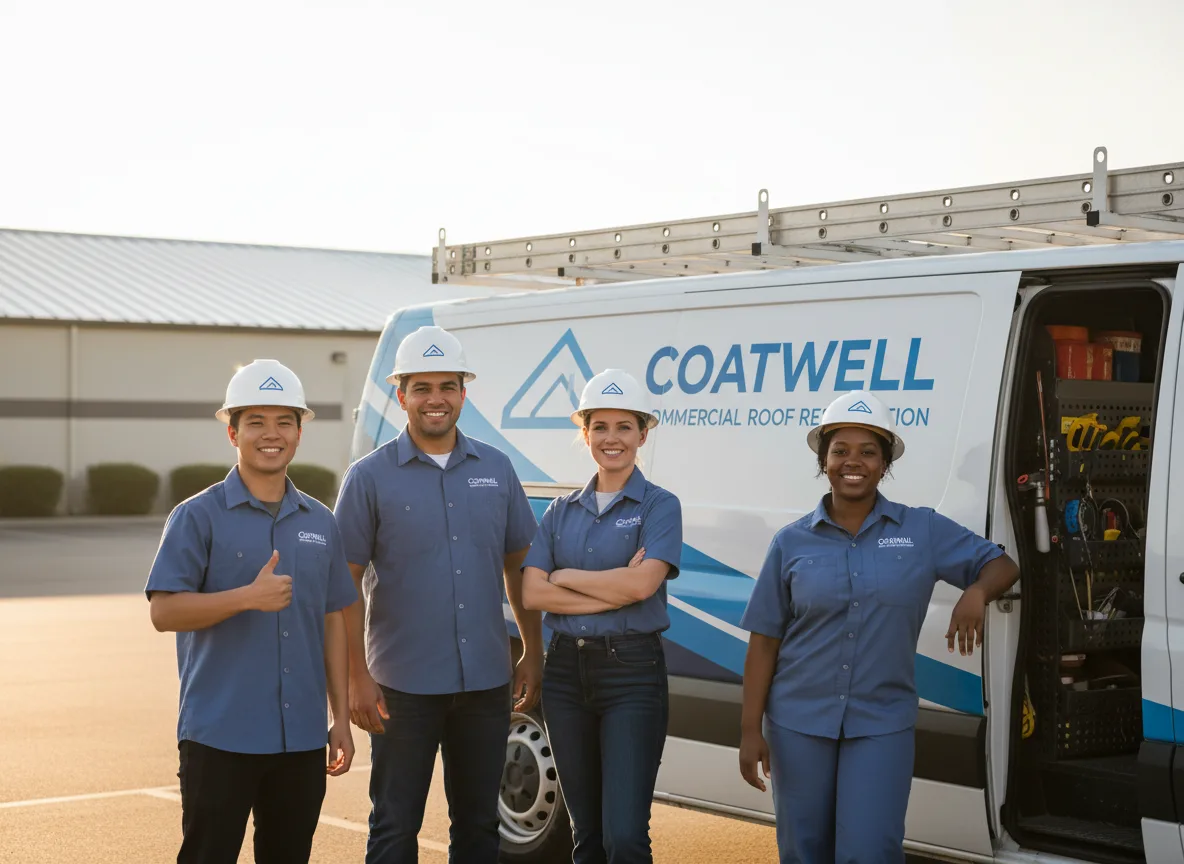 Commercial roof coating company in Glover, VT